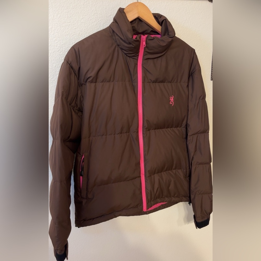 Browning Pink Jacket with Black Label